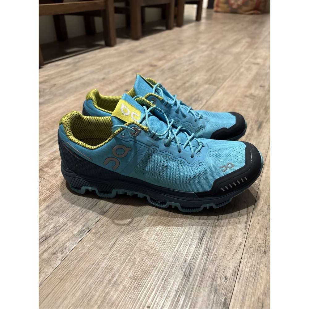 On Cloudventure Womens Sz‎ 6.5 Trail Running Shoes Horizon/Sulphur